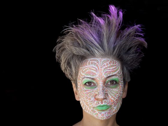 M. Kosinskaitės veidas. P. Arlausko tapyba. (Editos Sudžiūtės nuotr.)