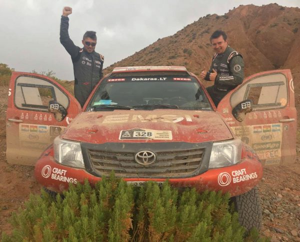 Ralyje. A. Juknevičius ir D. Vaičiulis 4-ąjį etapą pradėjo iš 22-os pozicijos.