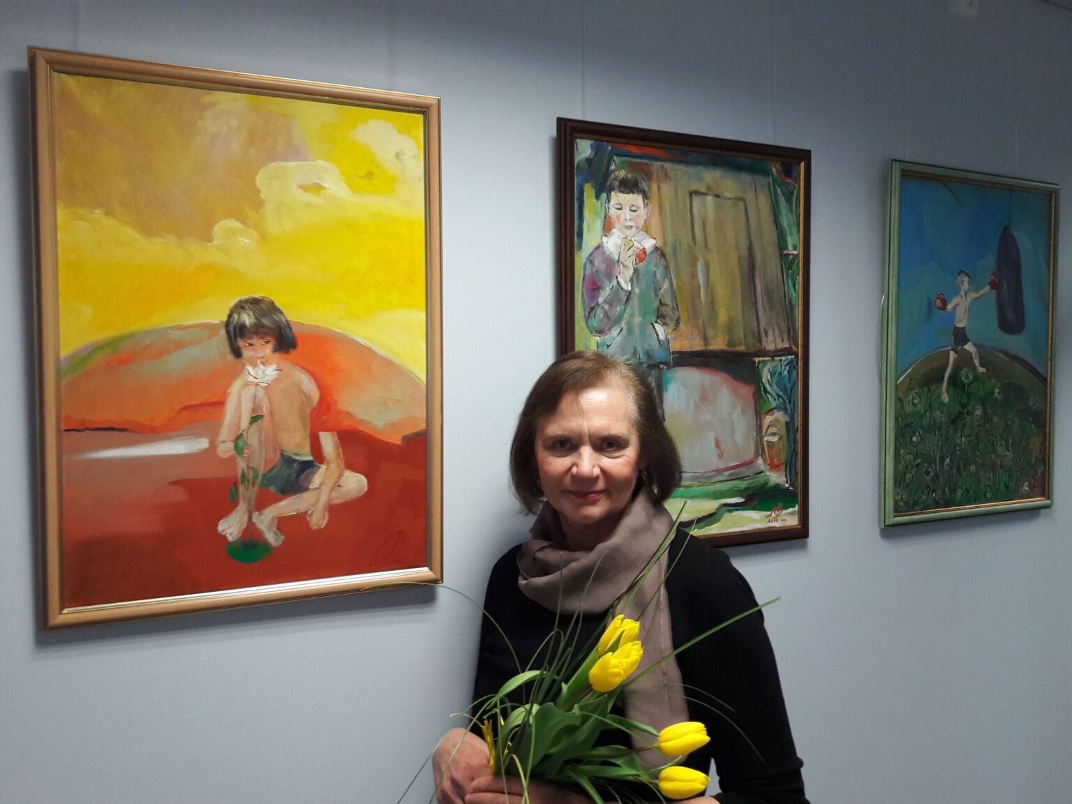 Panevėžio apygardos prokuratūros erdves papuošė ilgametės teisėjos Nijolės Bukauskaitės-Sušinskienės tapybos darbai.