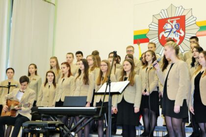 Kovo 10 dieną Panevėžio apskrities vyriausiasis policijos komisariatas iškilmingai minėjo Lietuvos Nepriklausomybės atkūrimo dieną.