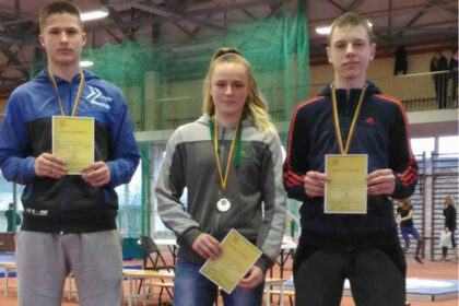 Praėjusią savaitę Šiauliuose vyko Lietuvos lengvosios atletikos jaunučių trikovės komandinės pirmenybės.