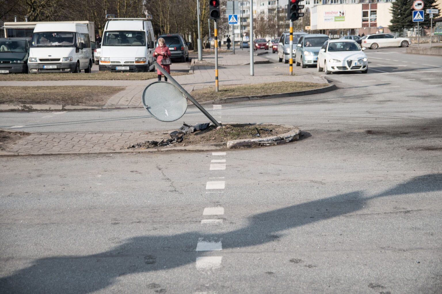 Po avaringoje sankryžoje įvykusios dar vienos avarijos Panevėžio valdžia atkreipė dėmesį į miesto juodųjų dėmių žemėlapį.