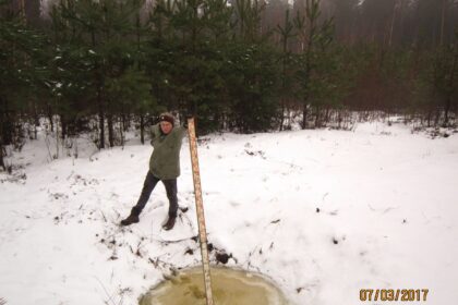 Lietuvos geologijos tarnyba (LGT) pastebėjo naujų įgriuvų Panevėžio rajone netoli Bernatonių kaimo, Jutiškio miško kirtavietėje.