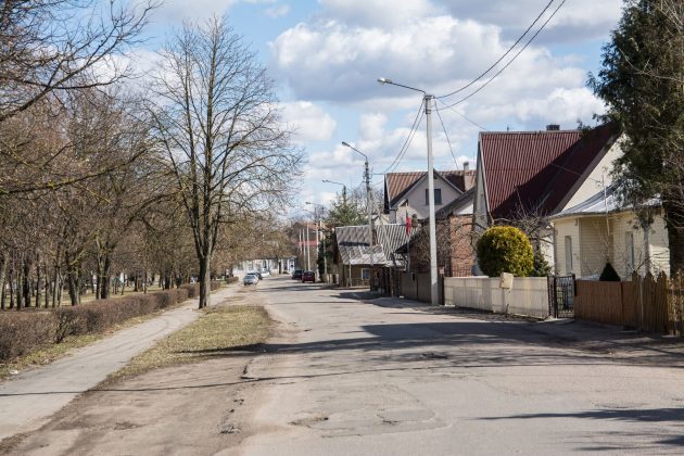 Sietyno g. net vidurdienį – mirtina tyla. (T. Šiaudinio nuotr.)