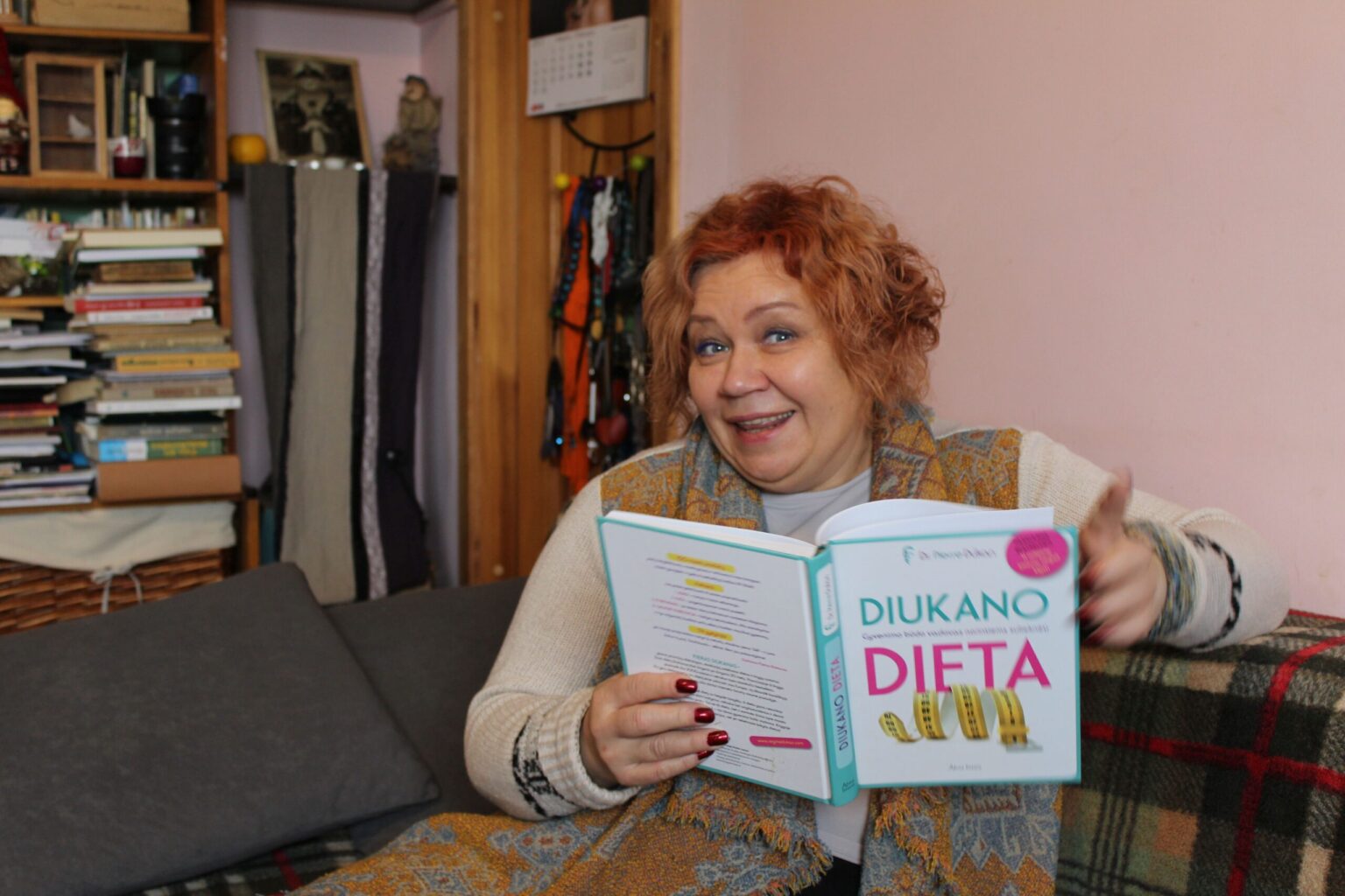 Pažįstama kaip pavalgiusios ir dėl to linksmos moteriškės vaidmens atlikėja aktorė Violeta Mičiulienė iš tiesų visą gyvenimą kovoja su antsvoriu.