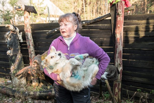 A. Šukio sesuo ant rankų atnešė sunkiai sužalotą savo kalytę.