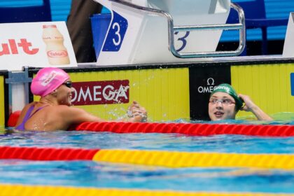Rūta Meilutytė pagerino atrankos plaukime pasiektą rezultatą ir be vargo pateko į pasaulio plaukimo čempionato, vykstančio Vengrijoje, 50 m krūtine finalą.