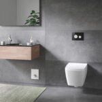 Tece vandens nuleidimo mygtukas