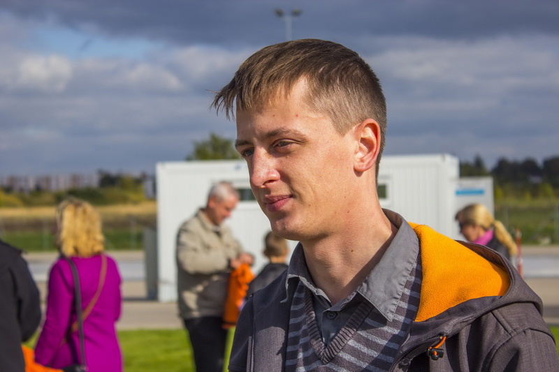 Konkurso nugalėtojas panevėžietis Justas Čeknys. M. GARUCKO nuotr.