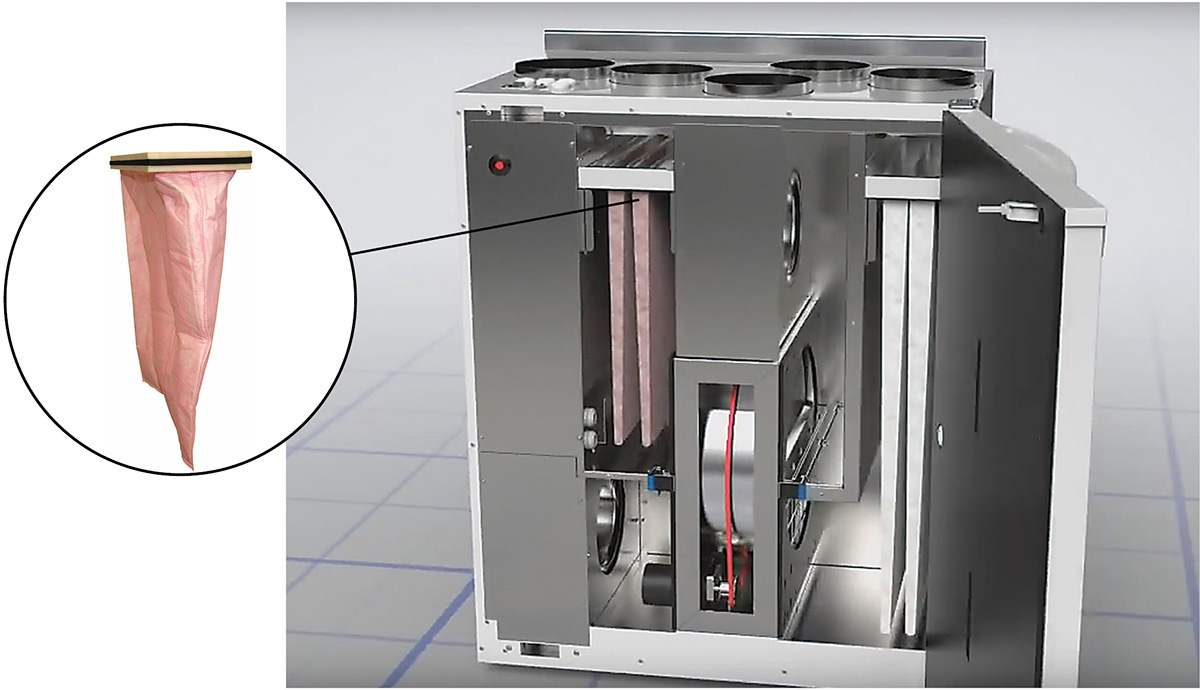 Oro filtrai ir rekuperatorius