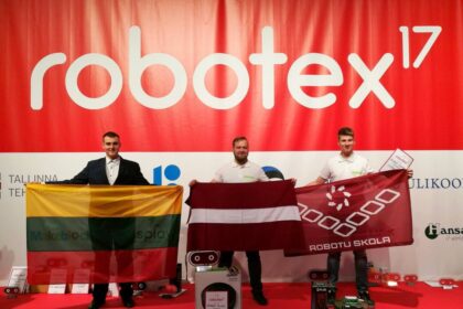 Lapkričio 25-26 d. Estijoje, Taline, vyko kasmetės didžiausios robotikos varžybos „Robotex 2017“. KTU Panevėžio technologijų ir verslo fakulteto Technologijų mokymo centro (TMC) būrelių moksleiviai nudžiugino puikiais rezultatais ir pateko tarp Europos geriausiųjų.