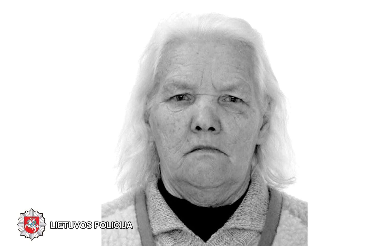 2018-04-11 17.30 val. Panevėžio r., Naujamiesčio mstl., Dariaus ir Girėno g., iš Naujamiesčio palaikomojo gydymo ir slaugos ligoninės savavališkai pasišalino Jadvyga Zubrickienė (gim. 1937 m.) ir iki šiol negrįžta.