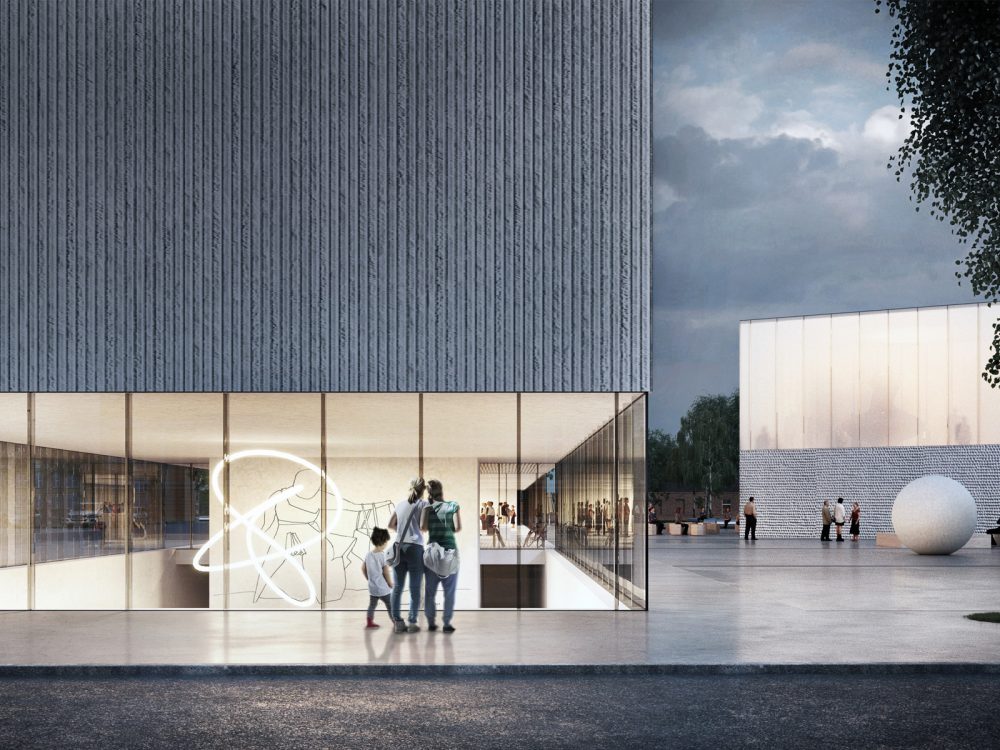 Tarptautiniam viešajam atviram konkursui „Stasio Eidrigevičiaus menų centras. Kino teatro pastato (Respublikos g. 40, Panevėžyje) rekonstravimas“ pateiktus devyniolika darbų baigė vertinti ekspertinė komisija, sudaryta iš septynių narių, iš jų du užsienio architektai.