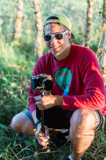 Aistrą kinui panevėžietis Dinas Marcinkevičius rado tik baigęs mokyklą – iki tol mintys sukosi tik apie informatiką. A. ŠPILEVOJ nuotr. 