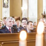 Panevėžio Kristaus Karaliaus katedros varpai skambėjo tiems, be kurių būtų neįsivaizduojama saugi kasdienybė. Čia padėkos raštais įvertintas gausus būrys angelų sargų – Panevėžio apskrities vyriausiojo policijos komisariato pareigūnų.