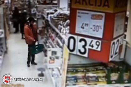 2018-11-26 Panevėžyje, Aukštaičių g., nenustatytas asmuo pavogė 3 pakelius kavos. Nuostolis – 23,97 eurai.