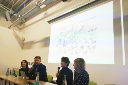 Vilniuje ūžiančioje Knygų mugėje galima ne tik įsigyti literatūros, susitikti su autoriais, bet ir dalyvauti įvairias temas apimančiose diskusijose. Vienoje tokių mugės lankytojams prisistatė ir kontraversiškų nuomonių sulaukiančio Panevėžio projekto – būsimojo Stasio Eidrigevičiaus menų centro (SEMC) – komanda.