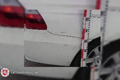 2019-03-01 Panevėžyje, Dariaus ir Girėno g., namo kieme apgadintas automobilis „BMW“. Jį apgadinusio automobilio vairuotojas iš eismo įvykio vietos pasitraukė.