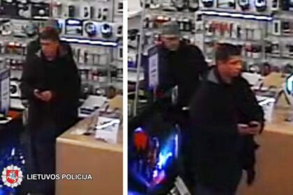 2019-03-03 16.47 val. Panevėžyje, Klaipėdos g., iš elektronikos prekių parduotuvės nenustatytas asmuo pavogė ausines „DENON AH-GC20“. Nuostolis – 199 eurai.