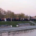 Didžiojo penktadienio vakarą Kryžiaus kelio eisena Senvagėje rengiama nuo 2015-ųjų. M. GARUCKO nuotr.