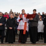 Didžiojo penktadienio vakarą Kryžiaus kelio eisena Senvagėje rengiama nuo 2015-ųjų. M. GARUCKO nuotr.