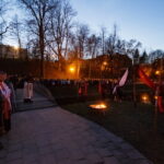 Didžiojo penktadienio vakarą Kryžiaus kelio eisena Senvagėje rengiama nuo 2015-ųjų. M. GARUCKO nuotr.