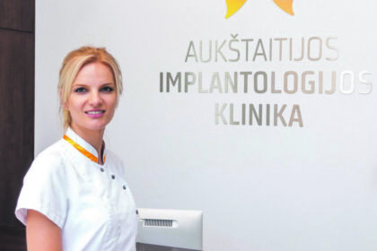 Jeigu darai, daryk gerai - tokiu principu savo gyvenime vadovaujasi Aukštaitijos implantologijos klinikos (AIK) įkūrėja ir vadovė Aistė Navikienė.