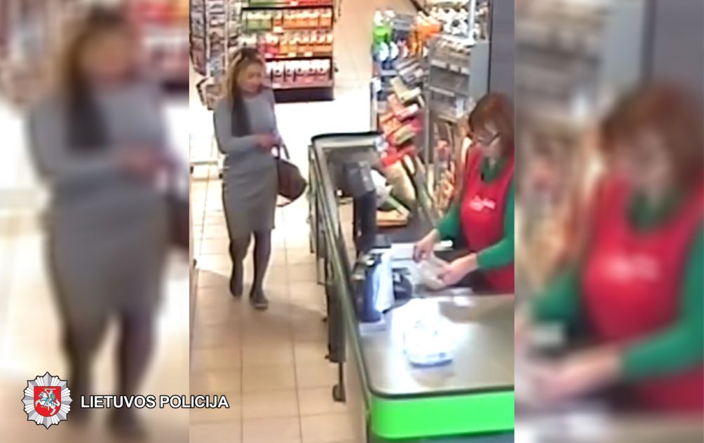 2019-04-21 Panevėžyje, Nemuno g., iš prekybos centro nenustatyta moteris pavogė įvairių prekių. Nuostolis – 56 eurų.