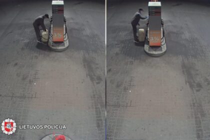 2019-04-17 23.20 val. Panevėžyje, Parko g., iš degalinės nenustatytas asmuo pavogė degalų. Nuostolis – 27,40 eurai.