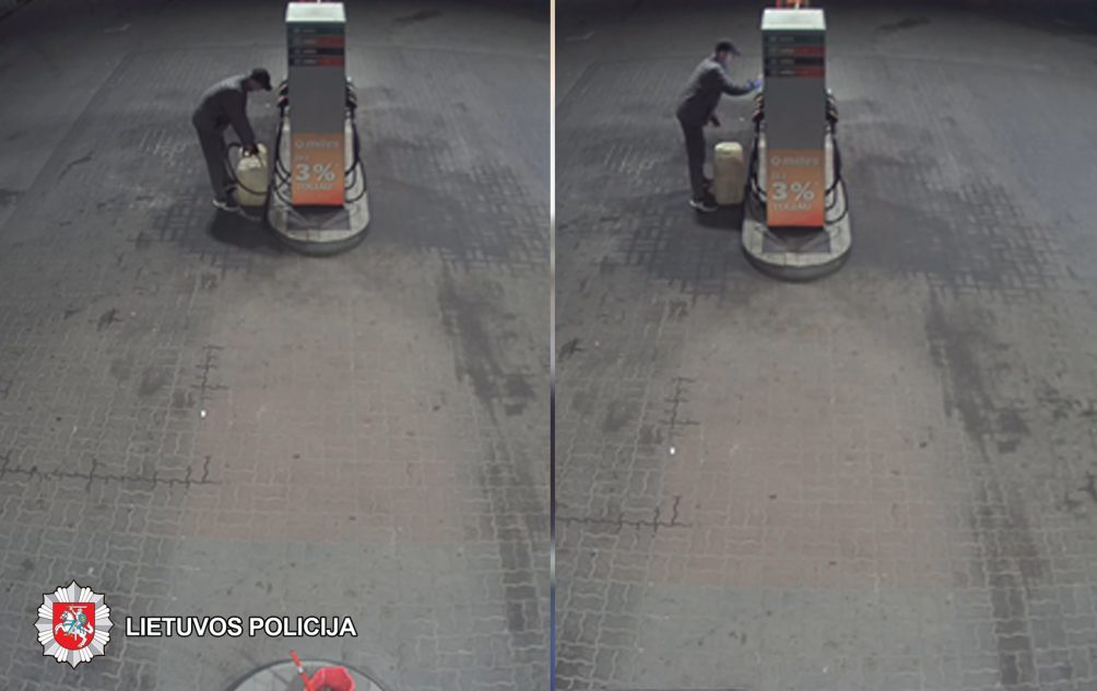2019-04-17 23.20 val. Panevėžyje, Parko g., iš degalinės nenustatytas asmuo pavogė degalų. Nuostolis – 27,40 eurai.