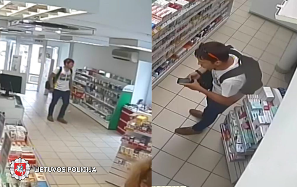 2019-06-11 21.17 val. Panevėžyje, Ukmergės g., iš vaistinės nenustatytas asmuo pavogė įvairių prekių. Nuostolis – 139,03 euras.