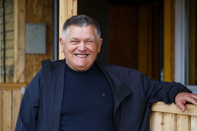 Buvęs Naujamiesčio seniūno pavaduotojas Juozas Klioris – vienas iš dviejų Baibokėlių sodybų gyventojų. M. GARUCKO nuotr.