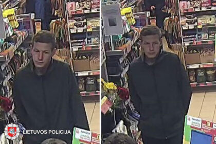 2019-09-19 17.30 val. Panevėžyje, Liepų al., iš parduotuvės, nenustatytas asmuo pavogė alkoholio. Nuostolis – 17.99 eurų.