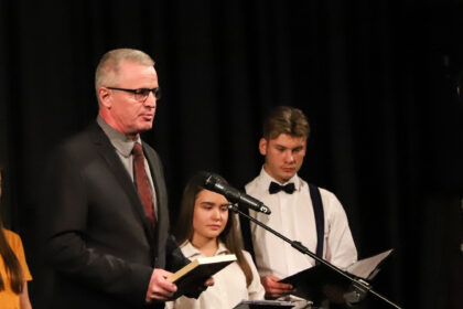 Vienas iš trijų panevėžiečių Metų mokytojų – „Vilties“ progimnazijos, Panevėžio pradinės bei Muzikos mokyklų šokių mokytojas Ričardas Bakanauskas.