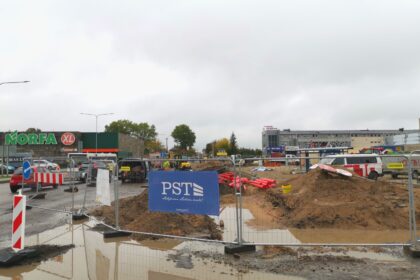 Ruošiantis įrengti žiedą tarp „Norfos“ ir naujosios „Lidl“ parduotuvės bus rekonstruojamos susisiekimo komunikacijos.