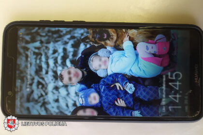 2019-02-13 atneštas mobilaus ryšio telefonas „Huawei P Smart“, kuris 2019 m. rudeni rastas Panevėžio r., Šilagalio k.