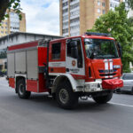 Panevėžyje naktį liepsnos nusiaubė garažą ir jame buvusį automobilį.