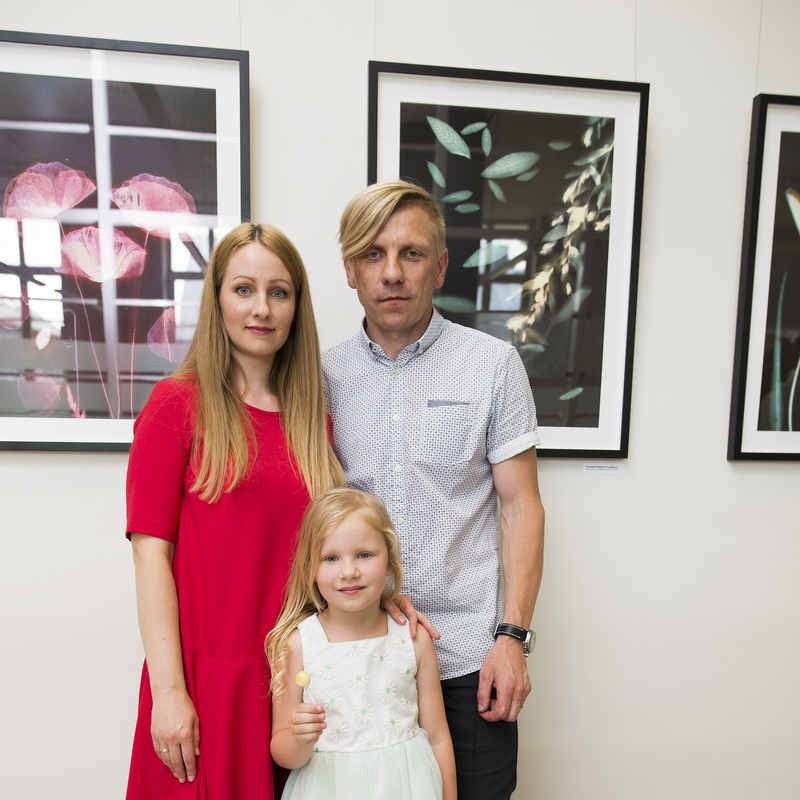 Žilvino Kropo, jo žmons Aušros ir šešiametės dukrytės Mėtos paroda stebina originalumu. ASMENINIO ARCHYVO (R. GRUBINSKO) nuotr.