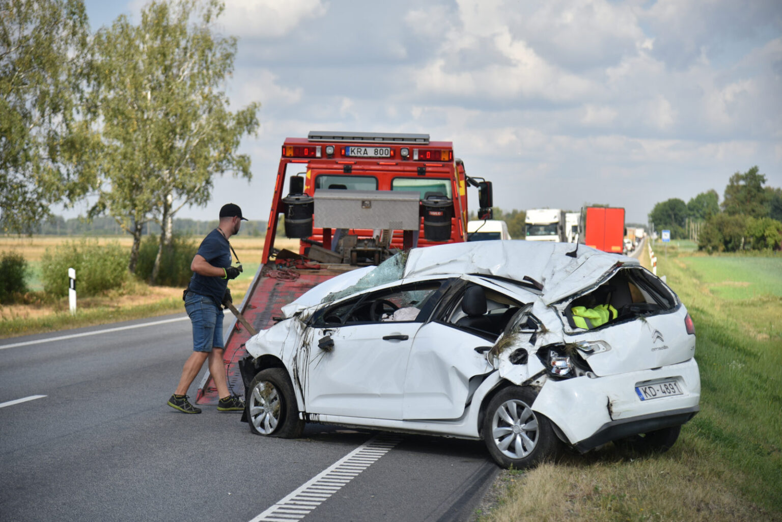 Kelias Panevėžys–Ramygala tampa juodąja trasa.
