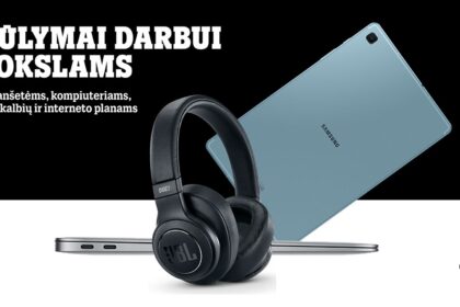 Rugsėjis – pasiruošimo mokslo pradžiai ir naujiems darbams laikas. „Tele2“ pasirūpino patraukliais būtiniausių įrenginių ir interneto planų pasiūlymais. Jais jau dabar galite pasinaudoti operatoriaus salonuose ir internetinėje parduotuvėje www.tele2.lt.