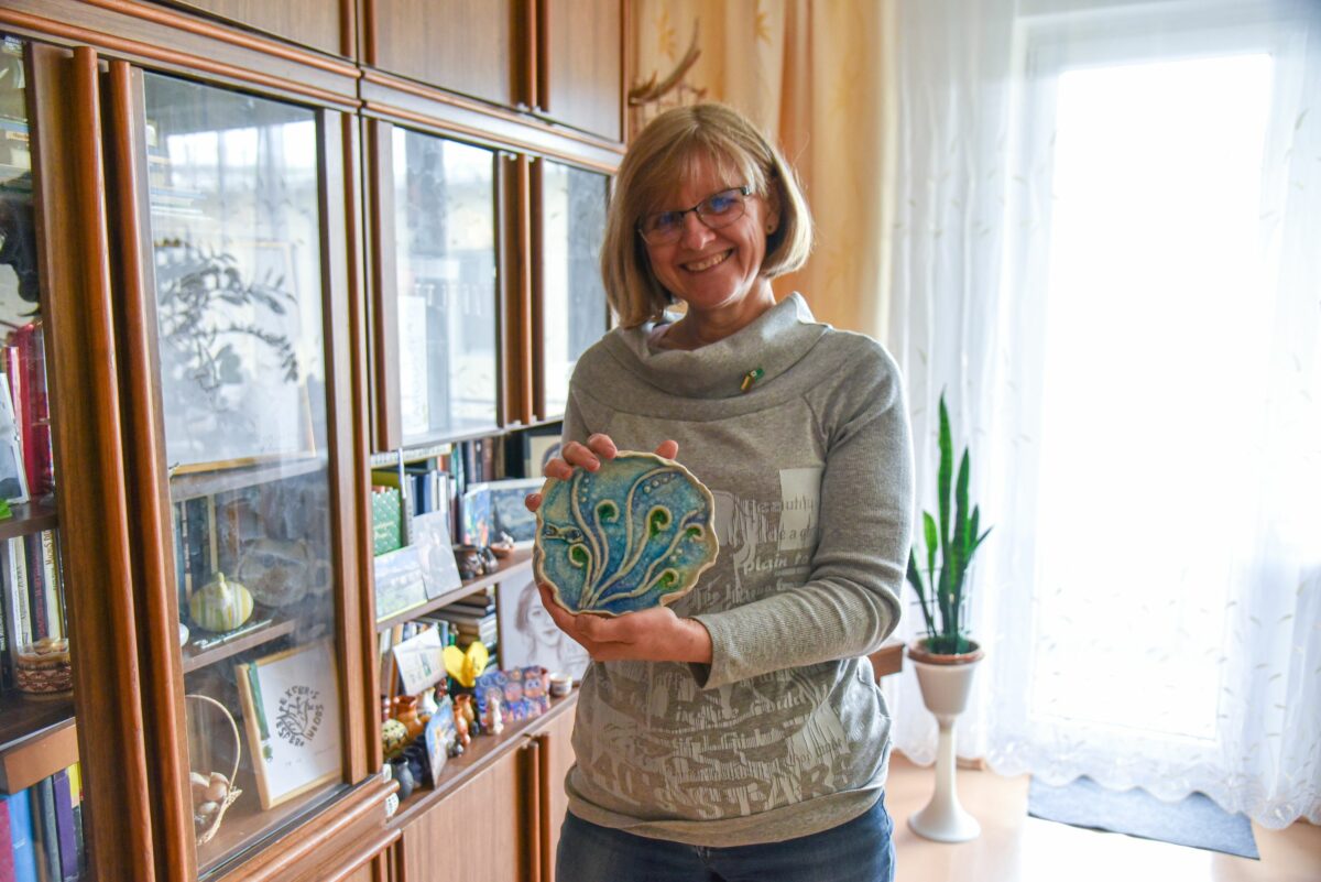 V. Kulikauskienė sako, kad draugų esperantininkų neturi tik Antarktidoje. P. Židonio nuotr.