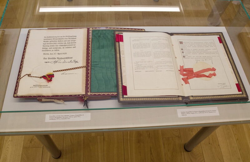  Į Lietuvą iš Kanados sugrąžintas tarpukario Užsienio reikalų ministerijos archyvas. URM (L. Dmuchovskajos) nuotr.