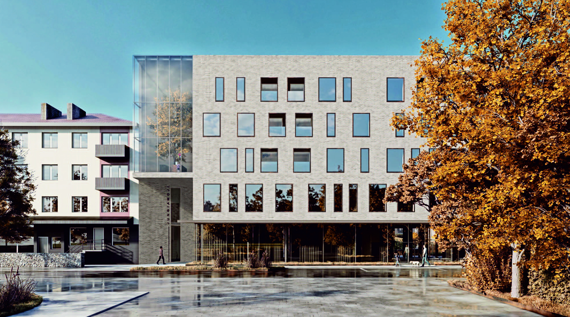 Štai tokių dviejų pasiūlymų sulaukė Savivaldybė, paskelbusi būsimojo daugiabučio projekto konkursą. 