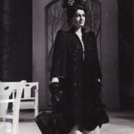 A. Strindbergas „Mirties šokis“ (rež. Juozas Miltinis), 1973 m. Dalia Melėnaitė – Alisa, Edgaro žmona, buvusi aktorė. Kazimiero VITKAUS nuotr. PAVB FKV-200-19-6