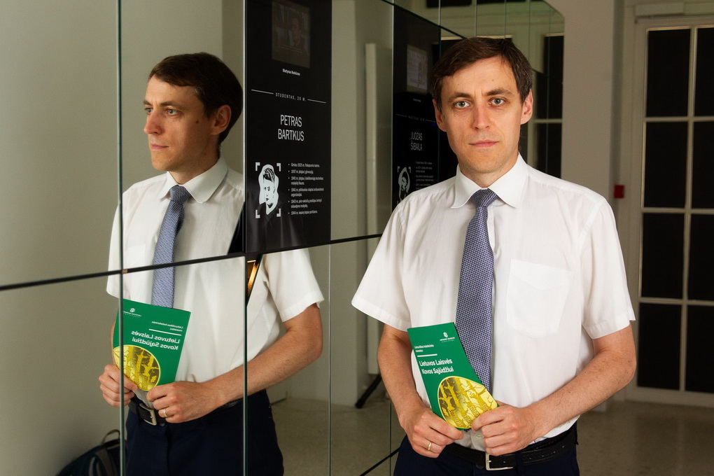 Generolo Jono Žemaičio Lietuvos karo akademijos istorikas daktaras Darius Juodis. LB nuotr.