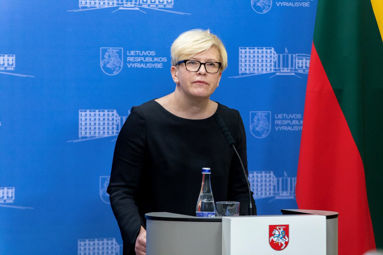 Premjerė I. Šimonytė. LRVK/Laimos Penek nuotr.