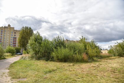 Klaipėdos ir Kniaudiškių gatvės pradžioje esančiam sklypui nepriklausomybės pradžioje buvo numatyta tapti verslo centrų oaze, tačiau šiandien tai didžiausia mikrorajono piktžaizdė.