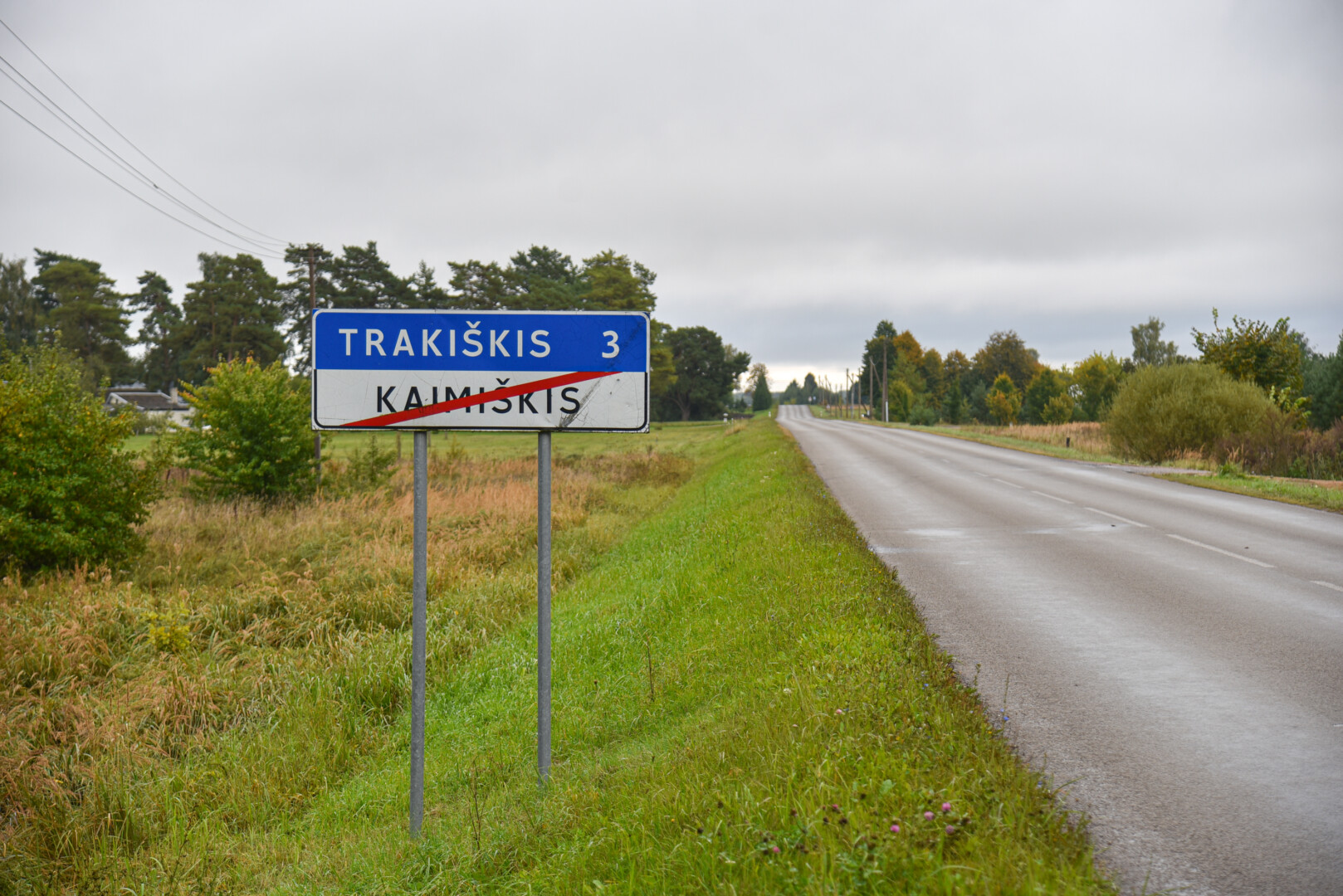 Trakiškio ir aplinkinių vietovių gyventojams gera žinia – Susisiekimo ministerija turi planų iki šios gyvenvietės nutiesti dviračių taką. P. ŽIDONIO nuotr.