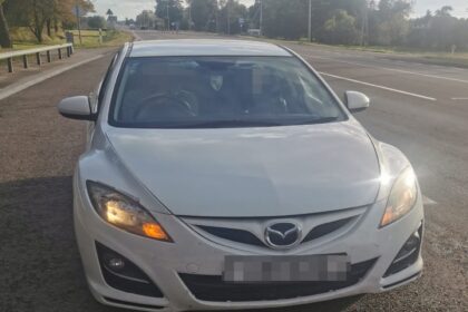 Įtartinus dokumentus pasieniečiams pateikęs Panevėžio gyventojas įklimpo ir dėl automobilio.