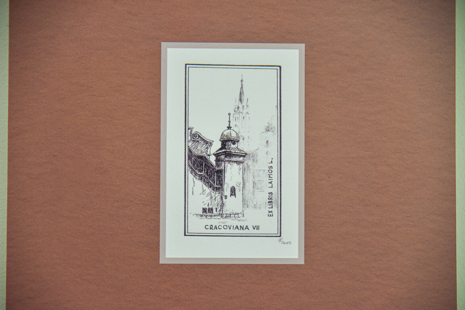 Zigmas Plėštys. Ekslibrisas. P. Židonio nuotr.